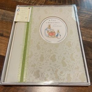 C.R. Gibson Baby Memory Book For Newborns, Peter Rabit BRAND NEW